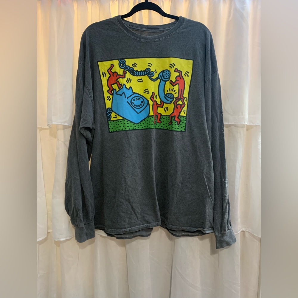 urban outfitters, ripple long sleeve shirt